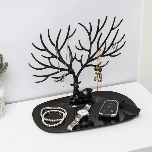 DEER SHAPED JEWELLERY DISPLAY HOLDER EARRING NECKLACE HOLDER ORGANISER (1PC ONLY)