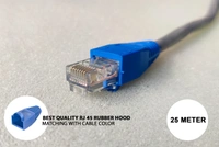 IT-World CAT 6 LAN Cable With RJ45 Connector And RJ45 Rubber Hood - 25 Meter