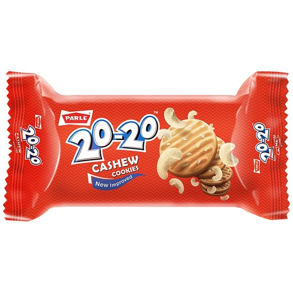Parle 20-20  Cashew Almond  Cookies