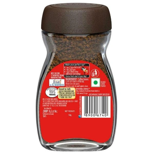 Nescafe Classic Instant Coffee 48g (Jar)
