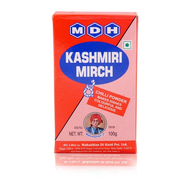 Mdh Powder - Kashmiri Chilli, 100 g Carton