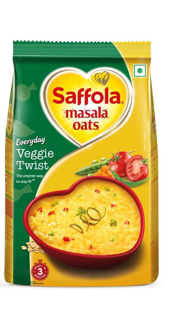 Saffola Masala Oats - Tasty Evening Snack, 500 g