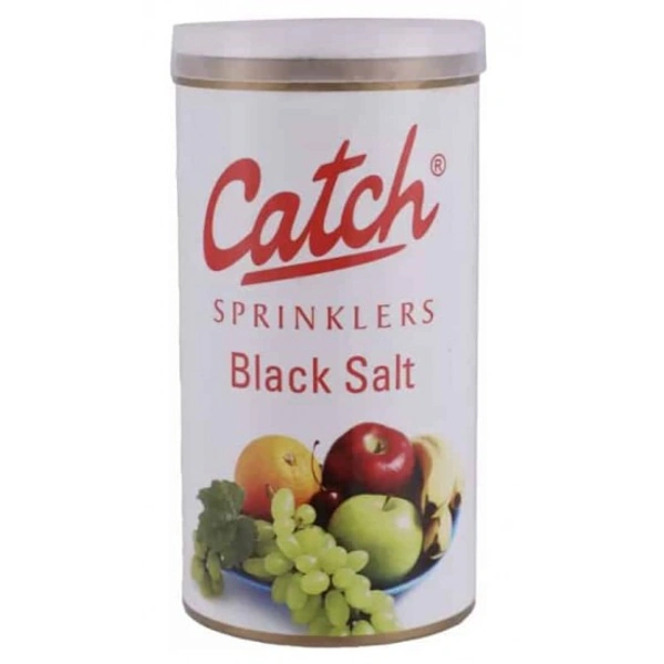 Catch Black Salt Sprinklers - Adds Flavour & Aroma, 200 g can
