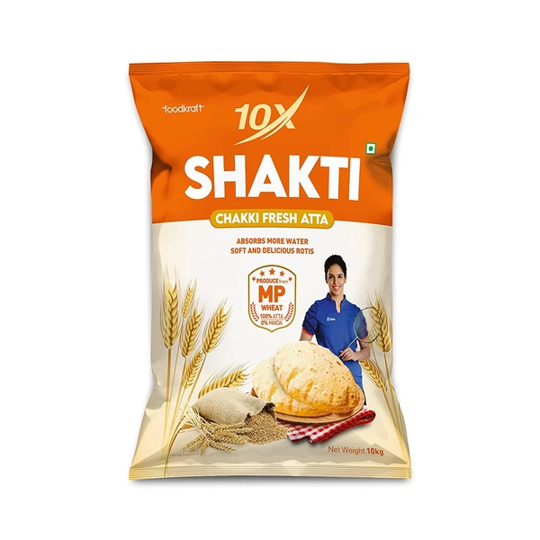 10x Shakti  aata 10Kg