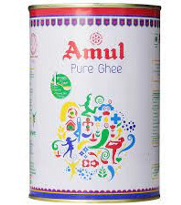 Amul Pure Ghee, Shuddh Ghee, Tin Pack, 1 Ltr
