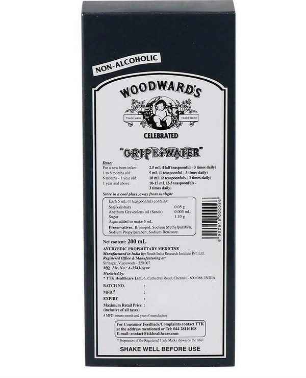 Woodward's Gripe Water 200 ml