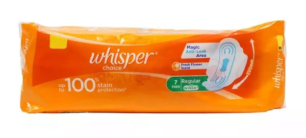 Whisper Choice Sanitary Pads -  7 Pcs