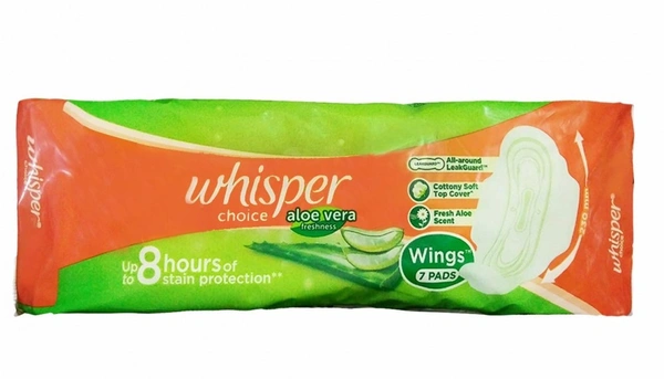 Whisper Choice Sanitary Pads - 7 Pcs
