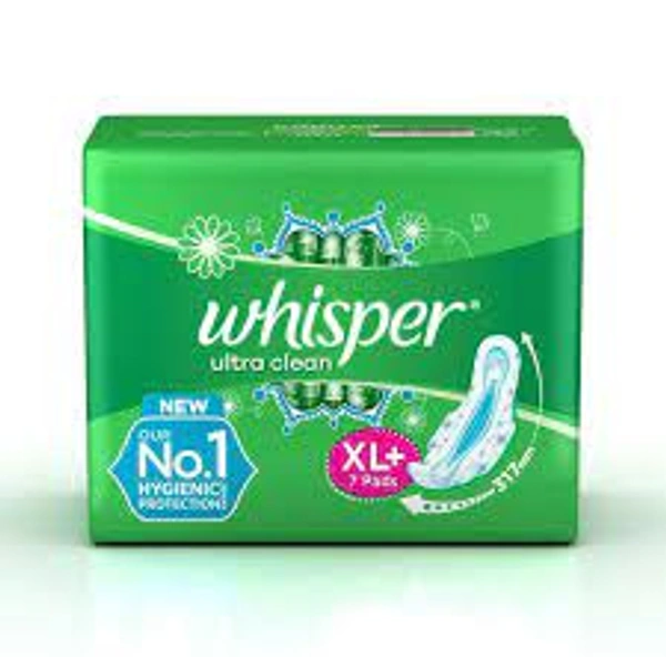 Whisper Bindazzz Nights Sanitary Pads - XL, Longer & Wider Back, 27 pcs