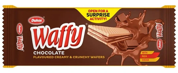 Waffy Wafers - Chocolate Flavoured Creamy & Crunchy,