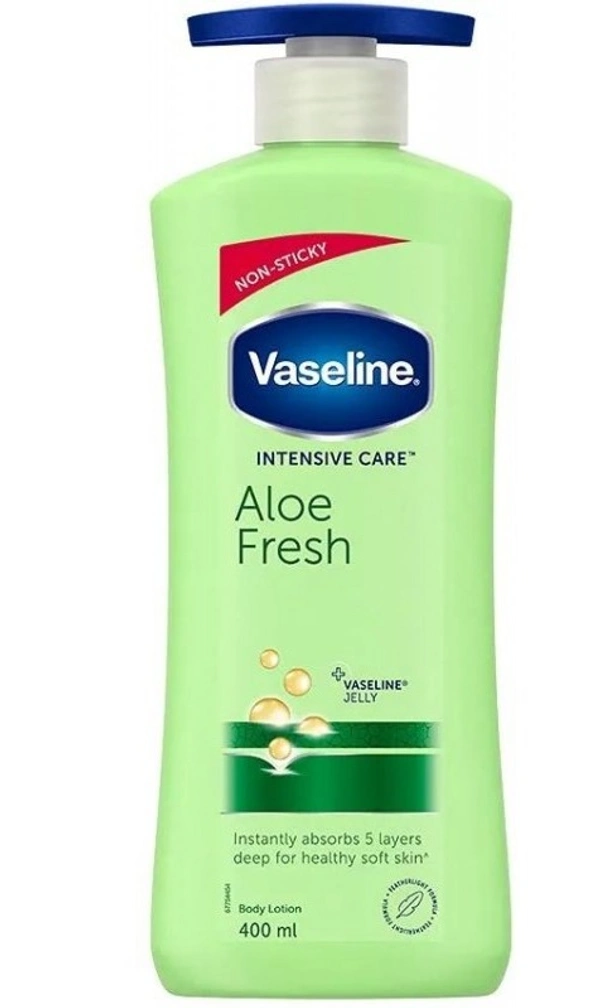 Vaseline Intensive Care Aloe Fresh Body Lotion - For Healthy Soft Skin,