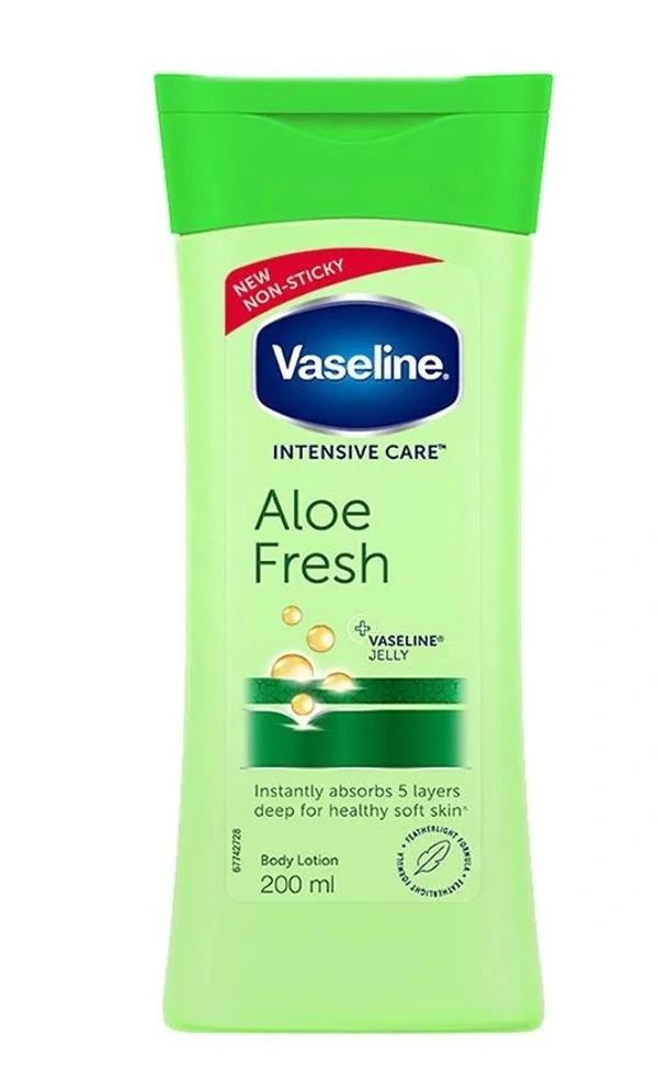 Vaseline Intensive Care Aloe Fresh Body Lotion - For Healthy Soft Skin