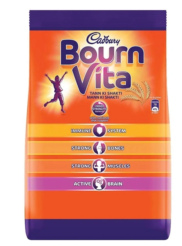 Bournvita Chocolate Health Drink - Bournvita, Refill Pack, 500 g Pouch