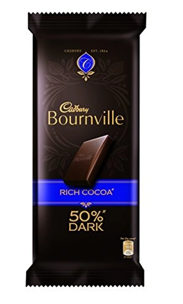 Cadbury Bournville Rich Cocoa Dark Chocolate Bar, 31g