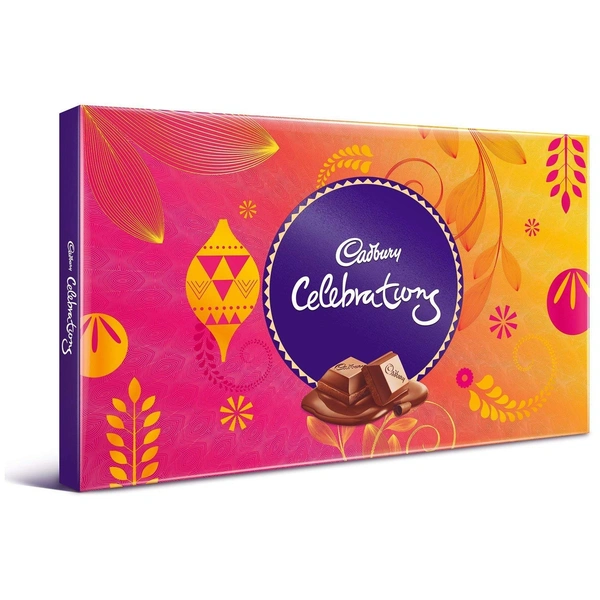 Cadbury Celebrations Gift Pack Assorted Chocolates - Premium & Rich Taste, Delicious, 130.9 g