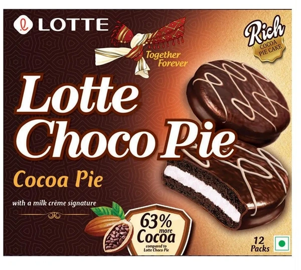 Lotte Choco Pie - With Rich Cocoa