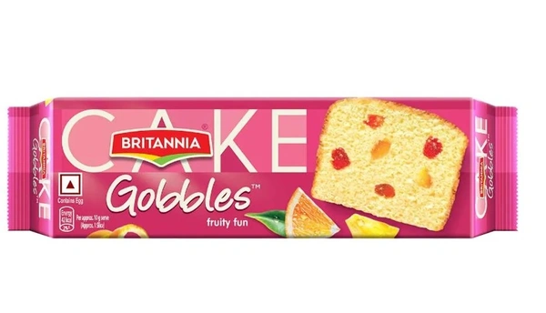Britannia Gobbles Fruity Fun Cake, 50 g