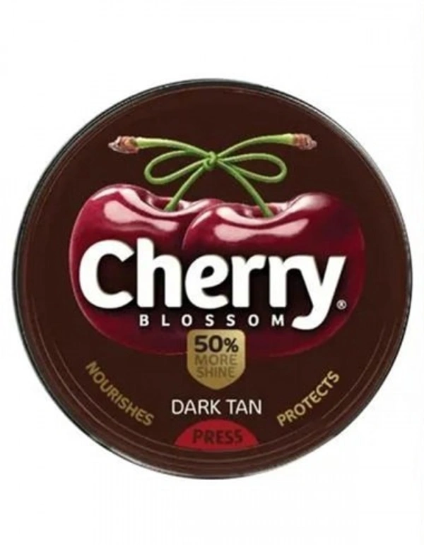 Cherry Shoe Polish Dark Tan 40G
