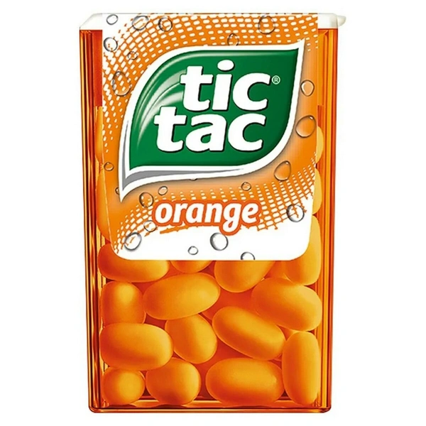 Tic Tac Candy - Gentle Messages, Orange, 9.7 g