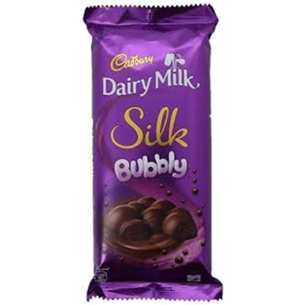Cadbury Dairy Milk Silk Bubbly Chocolate Bar,50 g