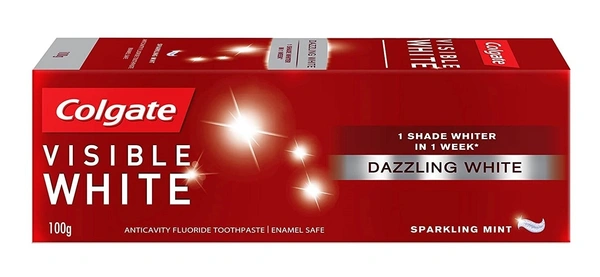 Colgate Toothpaste Visible White Mint 100G