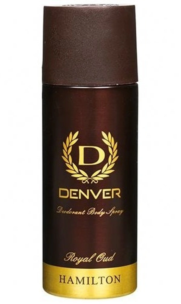 Denver, Deodorant Body Spray, Royal Oud, Hamilton,
