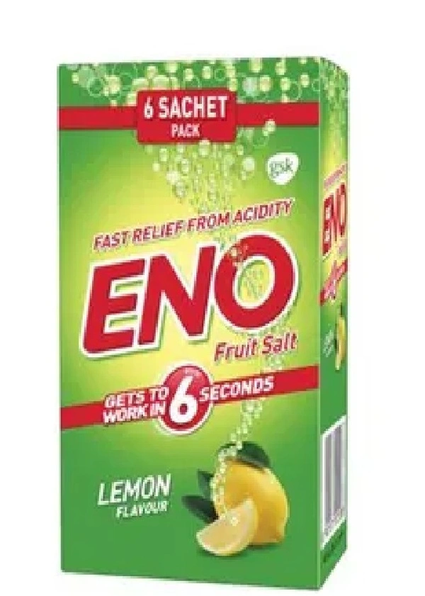 Eno Fruit Salt - Lemon, 30 g ( Pack of 6 )