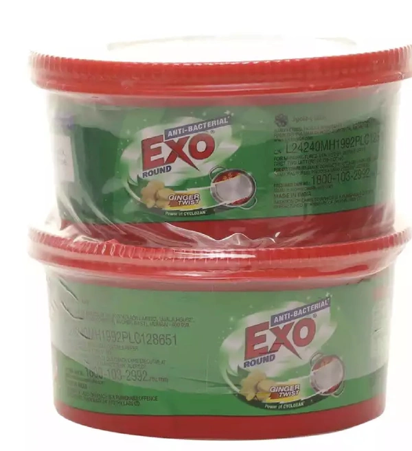 Exo Dishwash Bar - Round, Touch & Shine, 700 g Pack of 2