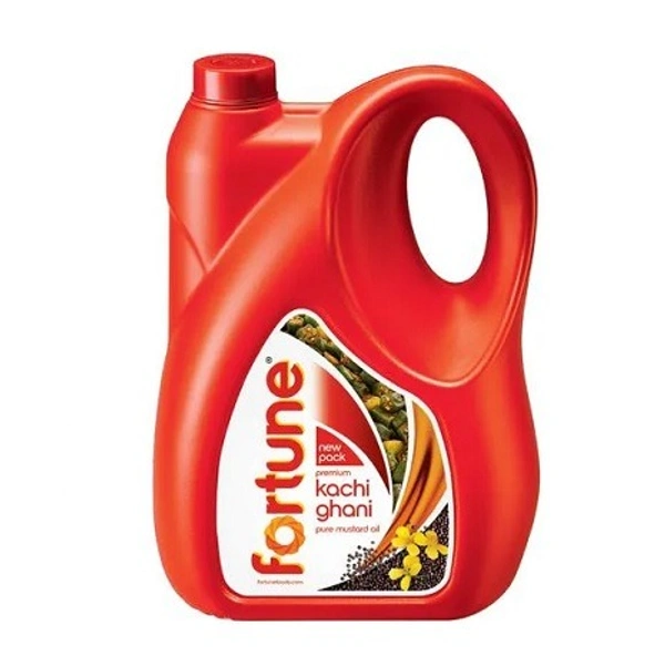 FORTUNE KACHI GHANI MUSTARD OIL 5LTR CAN