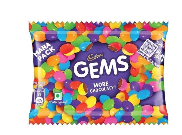 Cadbury Gems - Sugar Coated Chocolate, 17.4 g