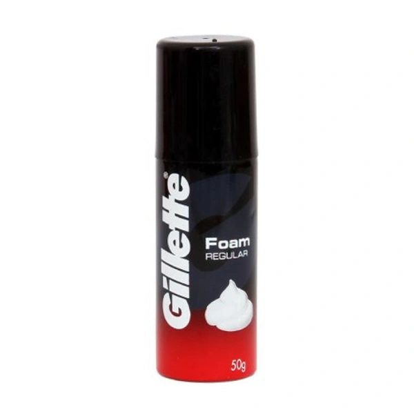 Gillette Pre Shave Foam - Classic, Regular, 50 g Bottle
