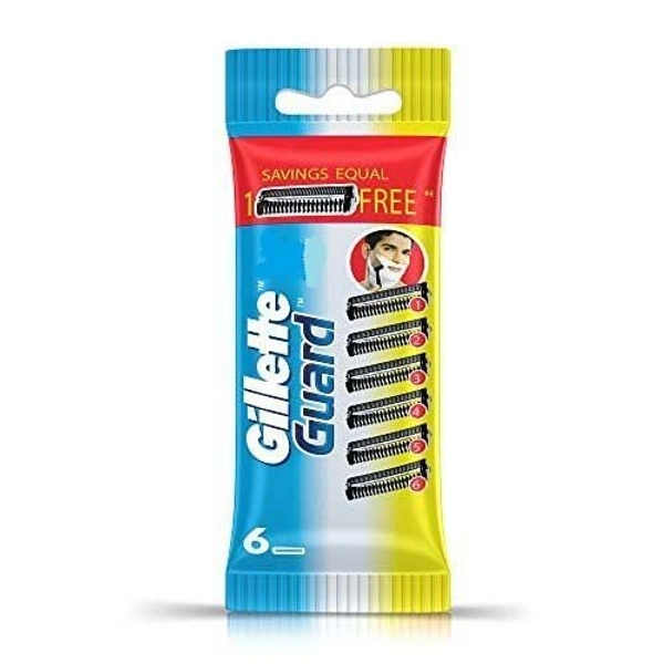 Gillette Guard Manual Shaving Razor Blades, 6N