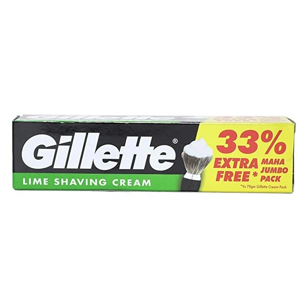 illette Shaving Cream Lime 91 G 33% Extra