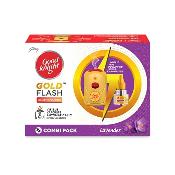 Good Knight Gold Flash Lavender Machine + Refill 45ml