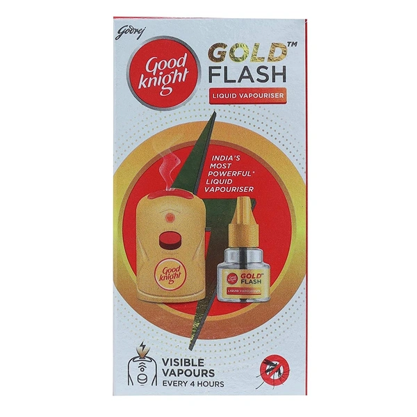 Good Knight Gold Flash Liquid Vapouriser Refill – 45 Ml