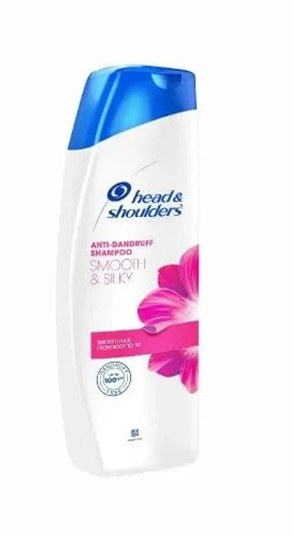 Head & shoulders Smooth & Silky Anti-Dandruff Shampoo - Smooth Hair from Root to Tip, 72 ml
