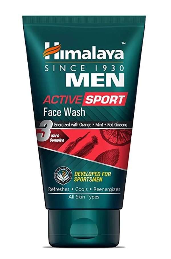Himalaya Men Active Sport Face Wash, 50 ml