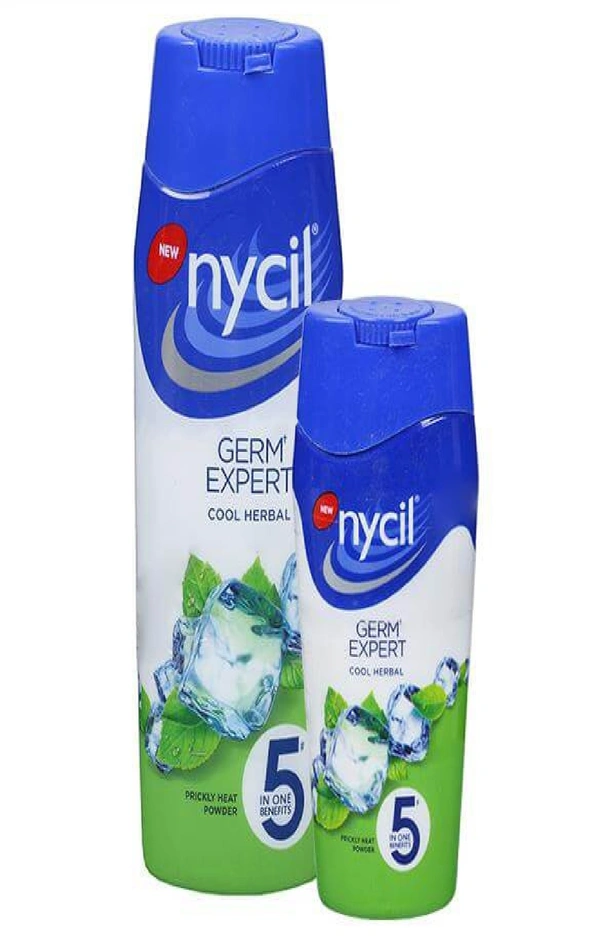 Nycil Germ Expert Cool Herbal Powder 150g (Nycil Herbal Talc 50g Free)