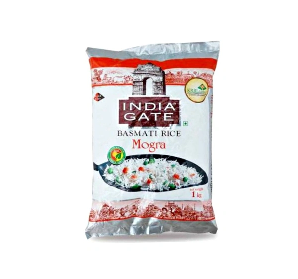 INDIA GATE BASMATI RICE MOGRA 1KG