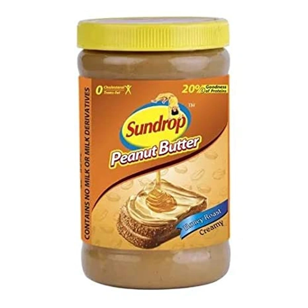 Sundrop Peanut Butter - Honey Roast Creamy, 462 G Jar