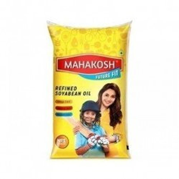  Mahakosh Refined Soyabean Oil, pouch