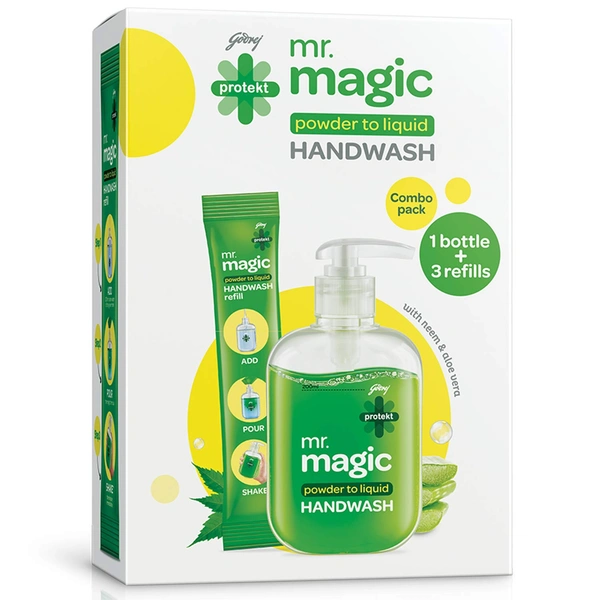 Godrej Protekt Magic Powder to Liquid Handwash