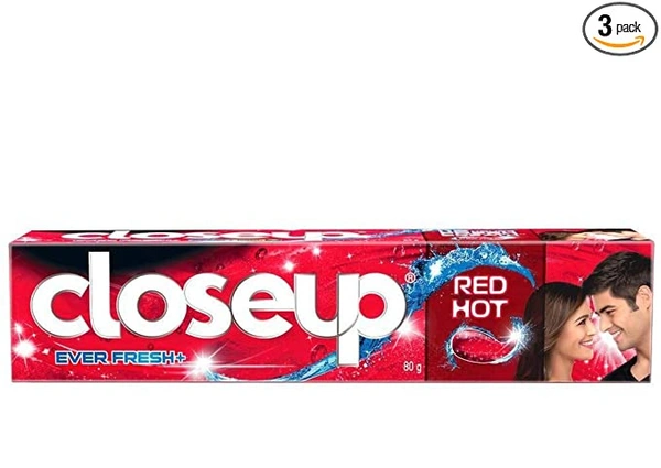 Close Up Everfresh+ Anti-Germ Gel Toothpaste - Red Hot, 80 g