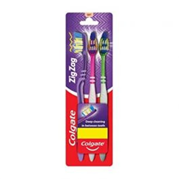 Colgate Zig Zag Anti-Bacterial Medium Toothbrush P