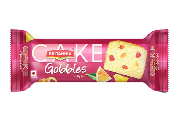 Britannia Gobbles Fruity Fun Cake 110 gm Rs 30