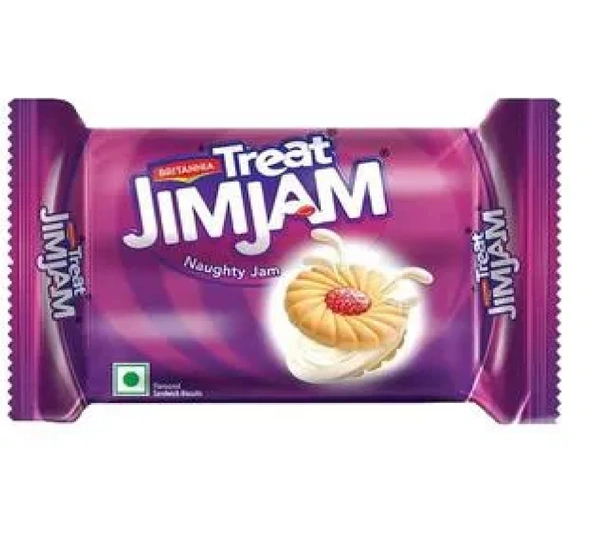 Britannia Treat Jim Jam Cream Biscuits