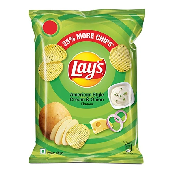 Lays cream & onion 