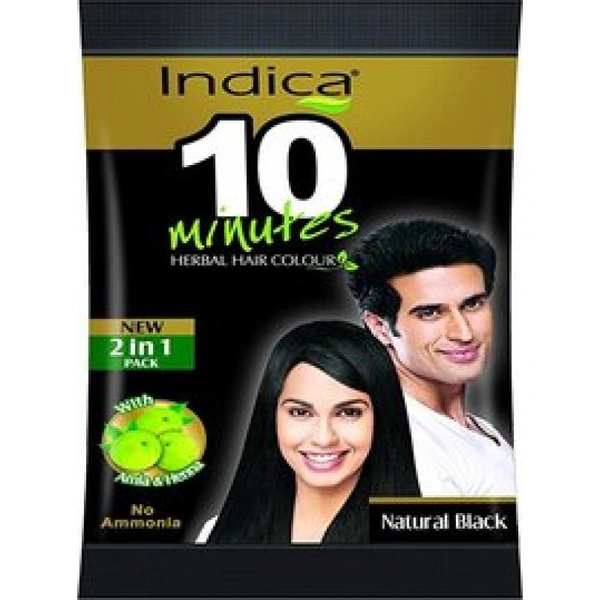 indica hair black