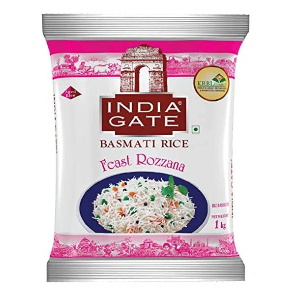 India Gate, Basmati feast rozzana, , 1 kg
