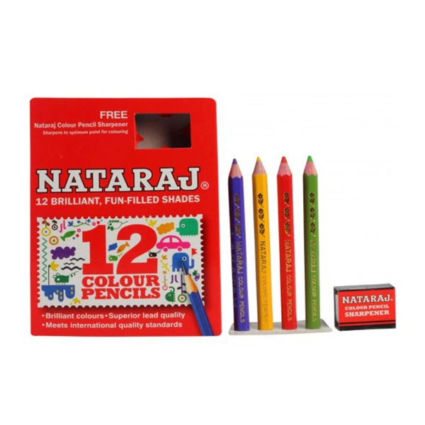 Nataraj 12colour pencils box